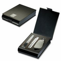 Stainless Steel 3-in-1 Manicure Set - Nail Clipper/ Nail File/ 3-in-1 Tool